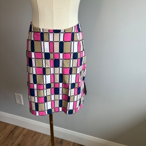 Golftini, Women's Monkey Business, Pink, Tan and Blue, Golf Skort SZ 8L - Picture 3 of 9